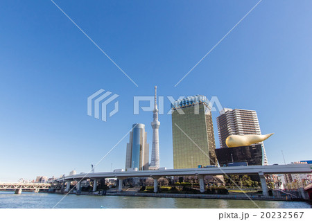 東京スカイツリーとアサヒビール本社 20232567