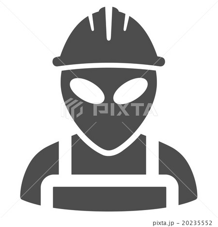 Alien Worker Icon Alien Worker Icon 20235552