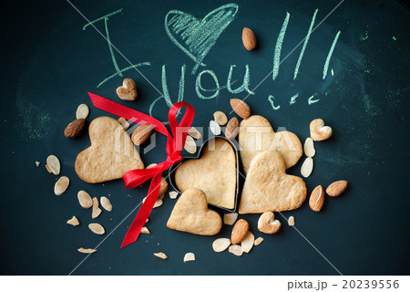 Cards Cookies in Shape Hearts Valentine's Day Cards Cookies in Shape Hearts Valentine's Day 20239556