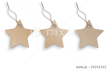 3 Cardboard Hanging Star Price Stickers Set 20242332