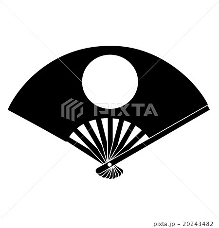 佐治氏　日の丸九本骨扇 20243482