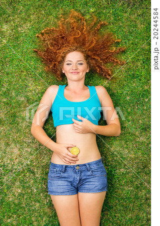 Girl with fruit Girl with fruit 20244584