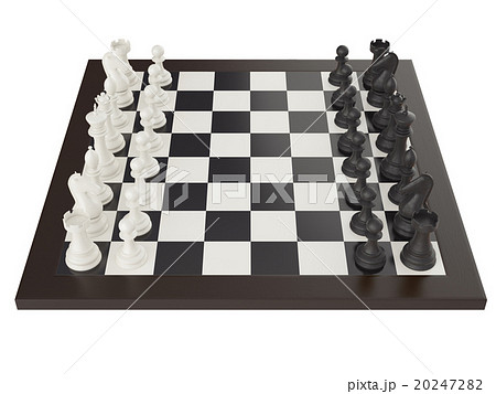 illustration of chess on chessboard 20247282