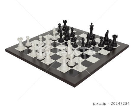 illustration of chess on chessboard 20247284