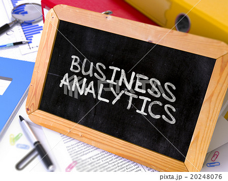 Business Analytics Handwritten by White Chalk on a 20248076