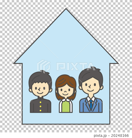 Father and son family [Simple character series] 20248166