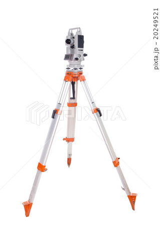 Survey equipment theodolite on a tripod.  20249521