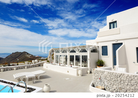 The building of luxury hotel, Santorini island 20254212