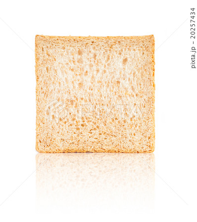 Bread single isolated on white background 20257434