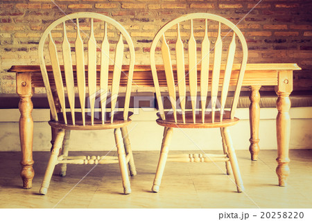 Wooden chair and table Wooden chair and table 20258220