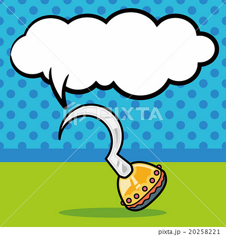 pirate hook doodle, speech bubble pirate hook doodle, speech bubble 20258221