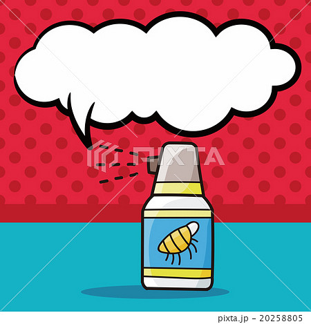 Cockroach medicine doodle, speech bubble 20258805