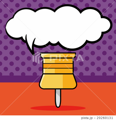 pushpin doodle, speech bubble 20260131