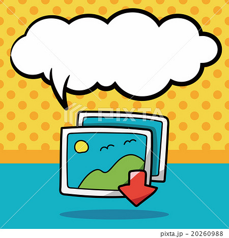 photo doodle, speech bubble 20260988