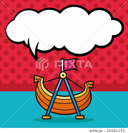 Pirate Ship doodle, speech bubble Pirate Ship doodle, speech bubble 20261133
