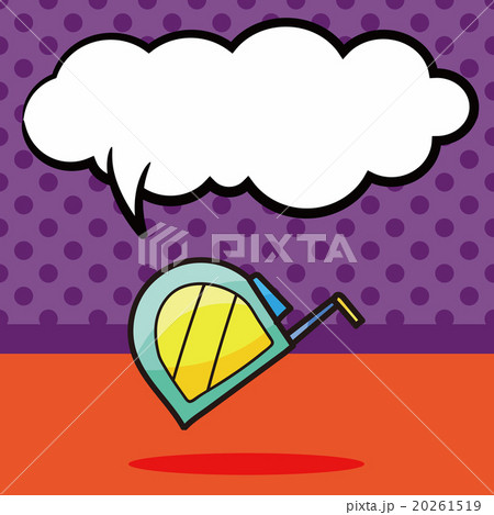 ruler color doodle, speech bubble 20261519