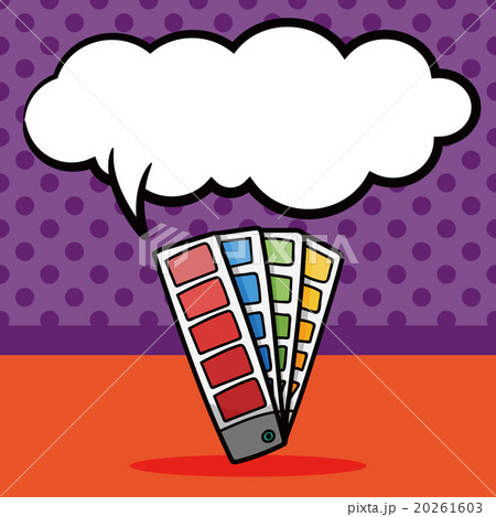 Color Card doodle, speech bubble Color Card doodle, speech bubble 20261603
