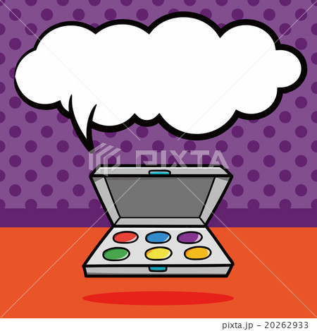 Pigment paint doodle, speech bubble 20262933