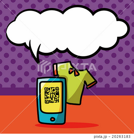 cell phone shopping doodle, speech bubble cell phone shopping doodle, speech bubble 20263183