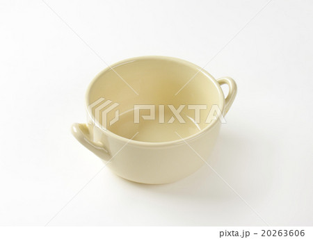 Beige Double Handle Soup Bowl Beige Double Handle Soup Bowl 20263606