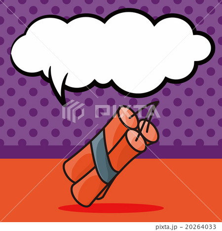 bomb doodle, speech bubble 20264033