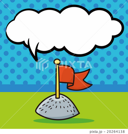 planet doodle, speech bubble 20264138