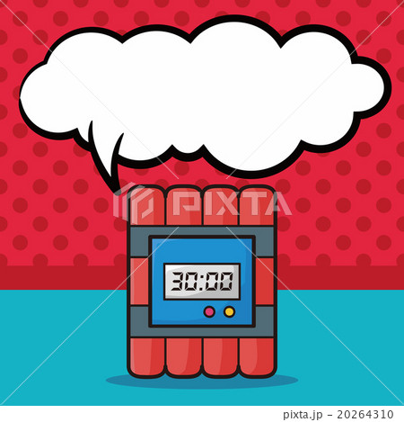 bomb doodle, speech bubble 20264310
