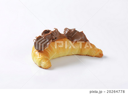 croissant with chocolate butter croissant with chocolate butter 20264778
