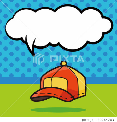 hat color doodle, speech bubble 20264783