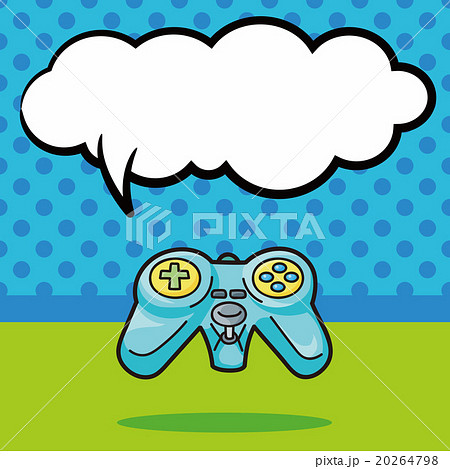 game controller doodle, speech bubble game controller doodle, speech bubble 20264798