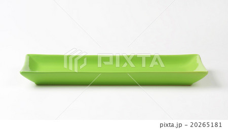 Rectangle green ceramic platter 20265181