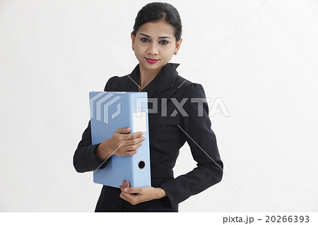 woman holding file woman holding file 20266393