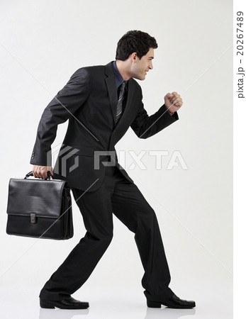 rushing to work 20267489