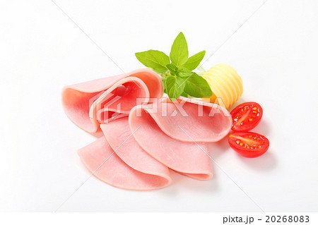 Thin slices of ham 20268083