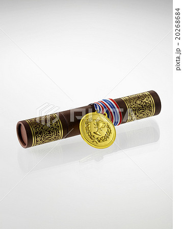 certificate and golden medal certificate and golden medal 20268684