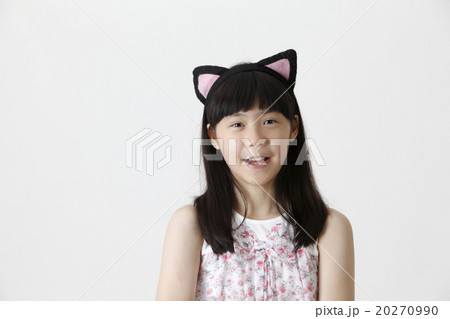 girl with cute head band girl with cute head band 20270990