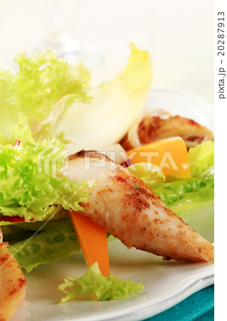 Chicken and vegetable salad 20287913