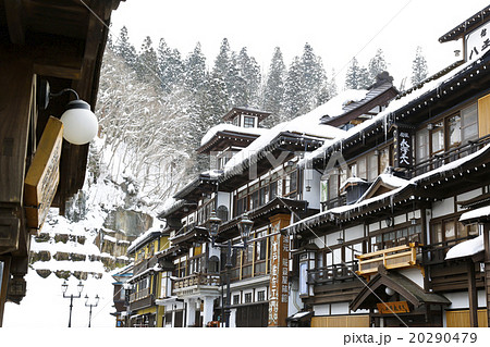 雪の銀山温泉 雪の銀山温泉 20290479