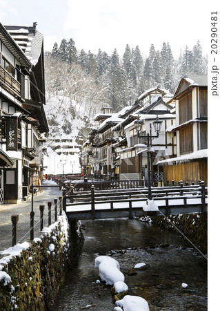 雪の銀山温泉 雪の銀山温泉 20290481