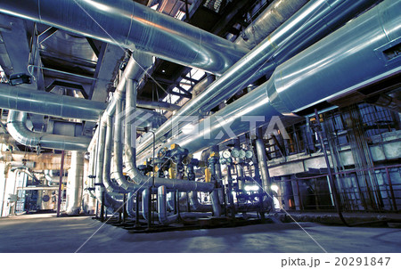 Industrial zone, Steel pipelines and equipment Industrial zone, Steel pipelines and equipment 20291847
