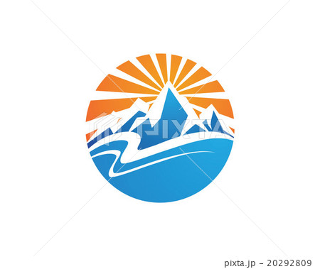 Mountains Logo Template 20292809