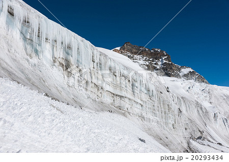 Glacier at Mera La pass, Everest region of Nepal 20293434