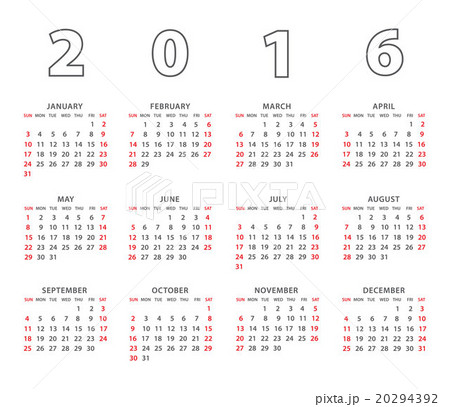 Calendar 2016 20294392