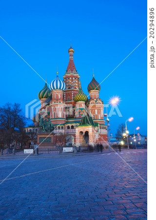 Saint Basil's Cathedral at night, Red Square 20294896