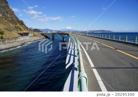 1月富士山1293海上橋・大崩海岸 1月富士山1293海上橋・大崩海岸 20295300
