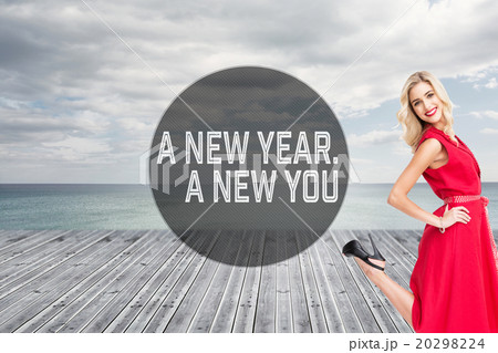 Composite image of motivational new years message Composite image of motivational new years message 20298224