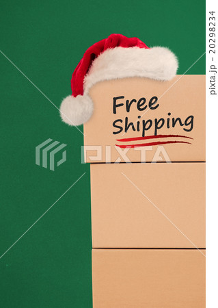 Composite image of pile of boxes 20298234