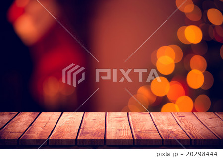 Composite image of wooden table 20298444