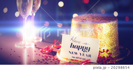 Table at new years eve celebration 20298654