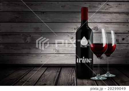 Composite image of red wine 20299049